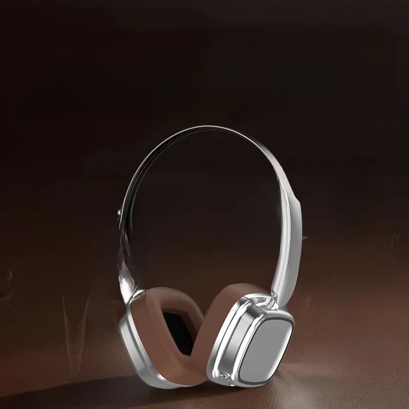 Ретро безжични слушалки над ушите Bluetooth 5.4 Стерео бас