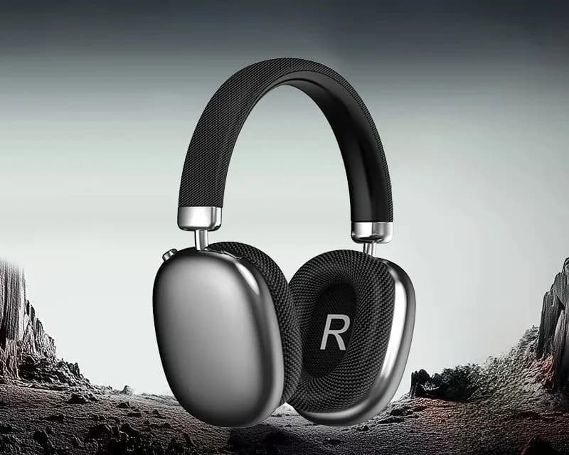 Навушни Bluetooth слушалки с въртящо копче, FM радио и дълга автономност