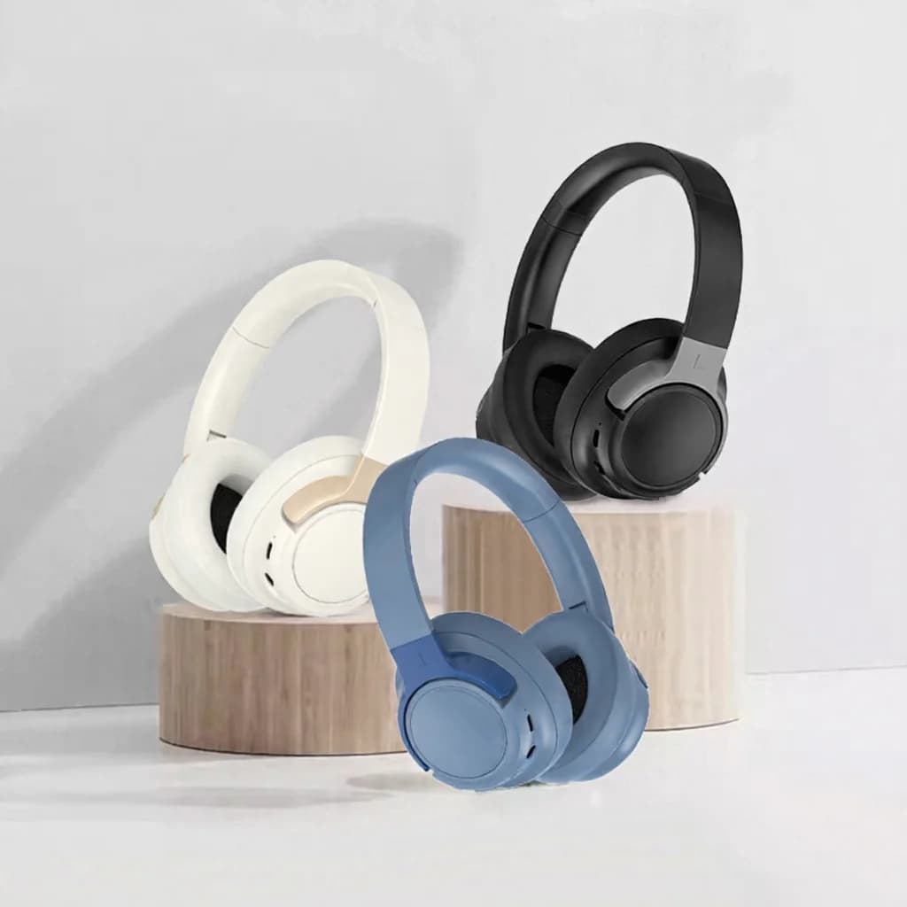 Безжични Bluetooth слушалки тип „околоушни“ с активно шумопотискане