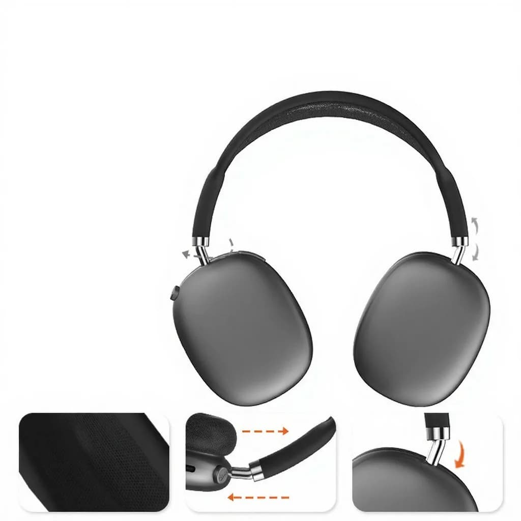 Безжични Bluetooth слушалки с FM радио и слот за TF карта