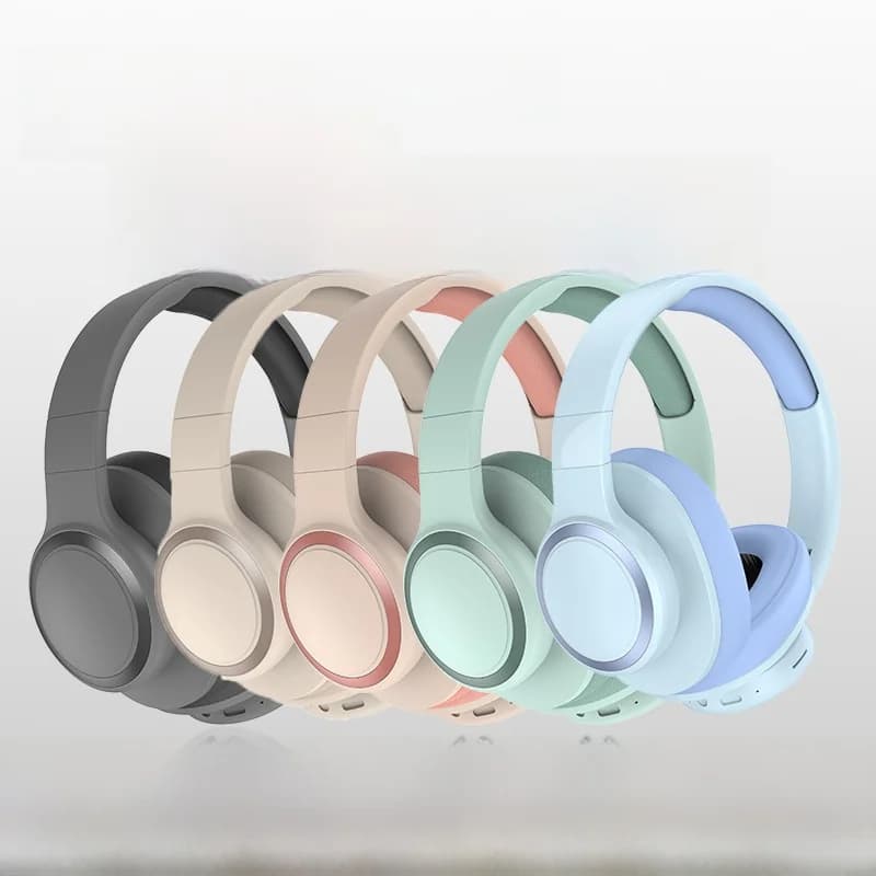 Безжични Bluetooth околоушни слушалки с FM радио и слот за TF карта