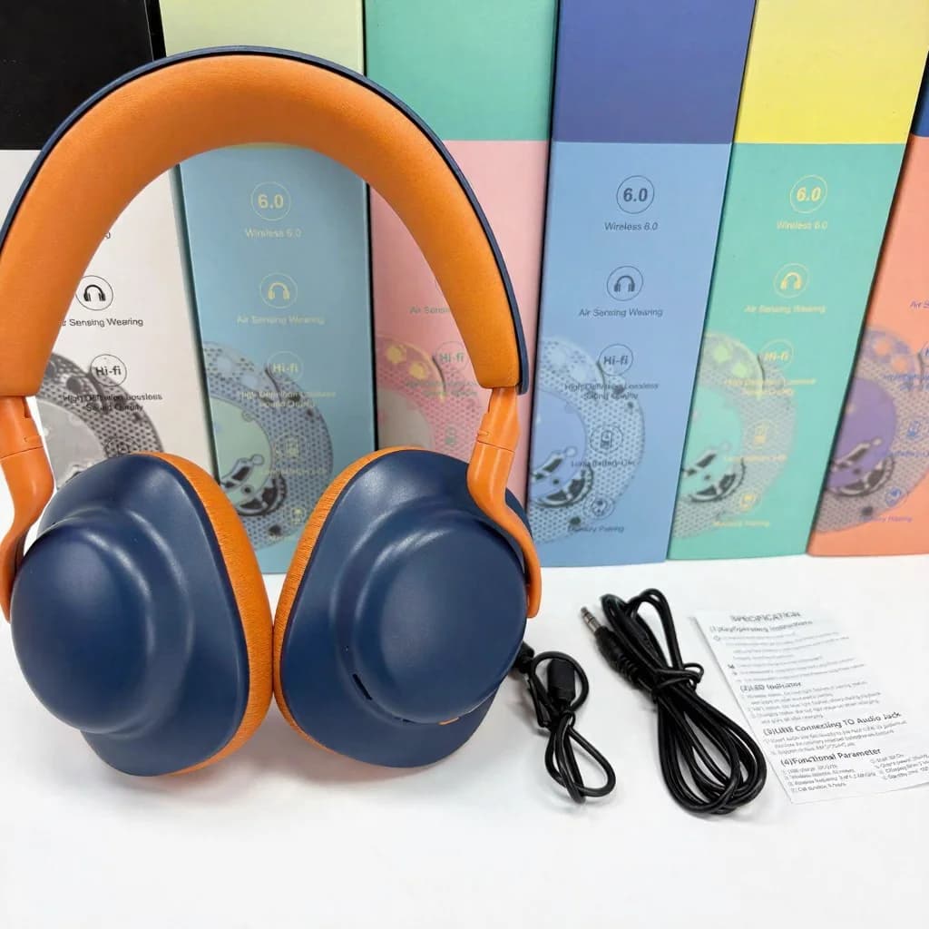 Безжични Bluetooth слушалки тип „на ухо“ с FM радио и Type-C зареждане