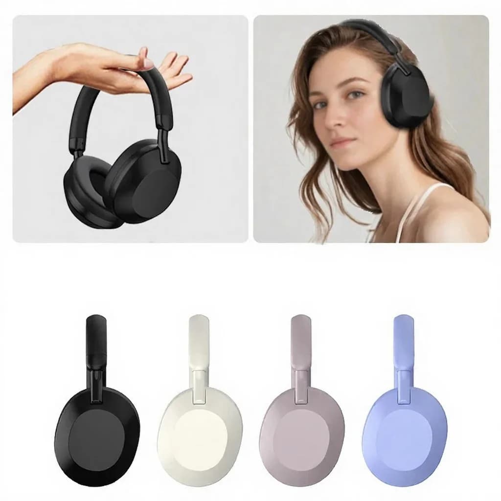 ANC безжични Bluetooth слушалки тип „на ухо“ с активно шумопотискане