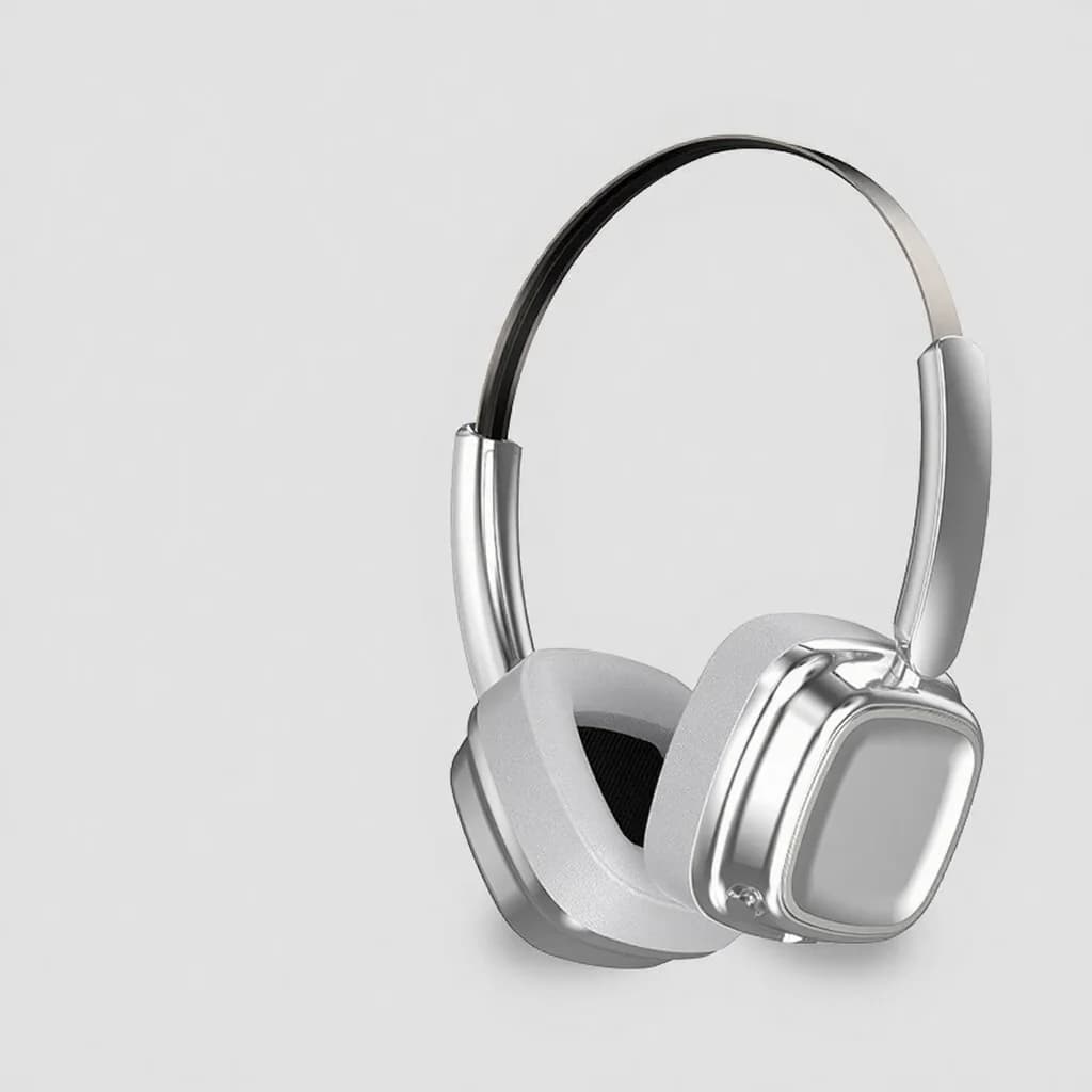 Ретро безжични слушалки над ушите Bluetooth 5.4 Стерео бас
