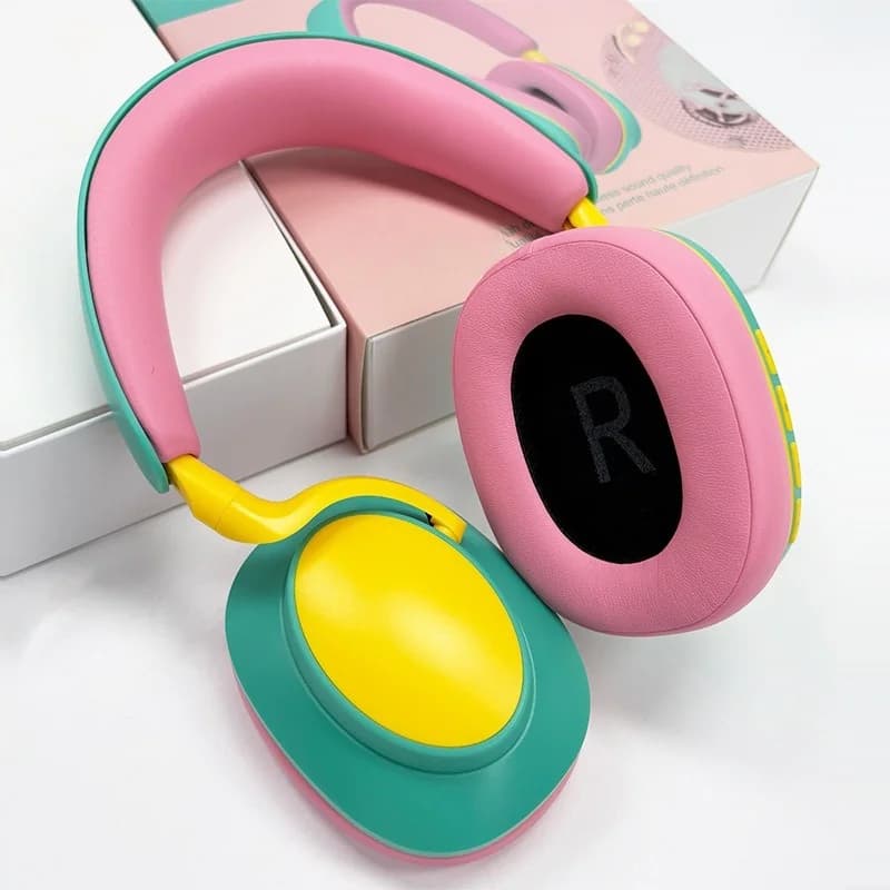 Безжични слушалки над ушите с Bluetooth, микрофон, FM радио и Type-C