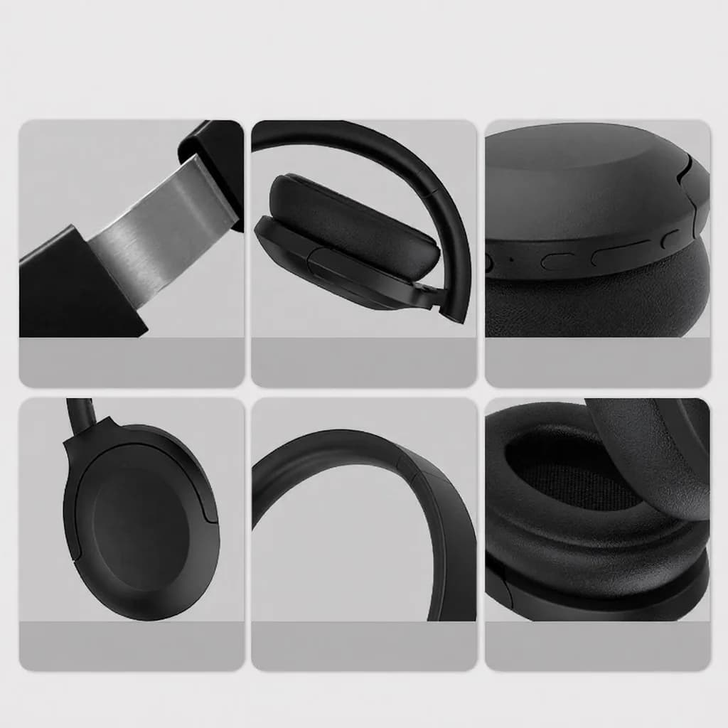 Bluetooth слушалки с активно шумопотискане, околоушни, безжични 5.4