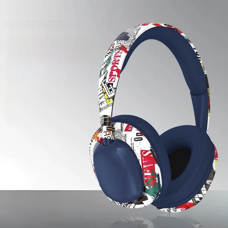 Наглавни Bluetooth слушалки с дълбок бас и безжична връзка