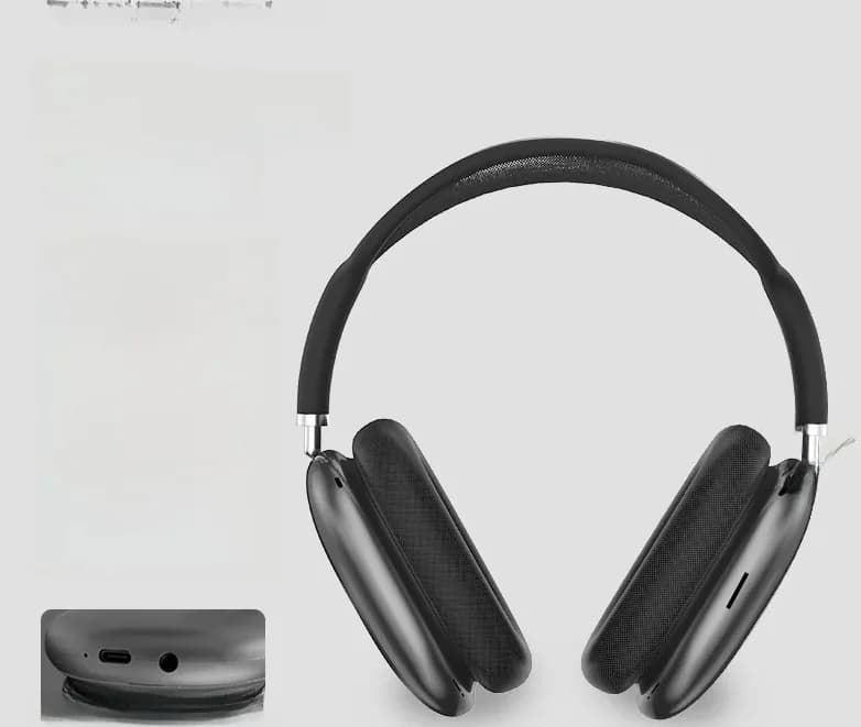 Bluetooth 5.4 слушалки над ушите с въртящо се копче и FM радио