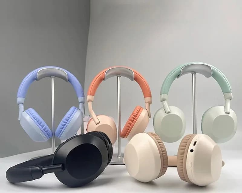 Безжични Bluetooth слушалки над ушите с дълбок бас и микрофон