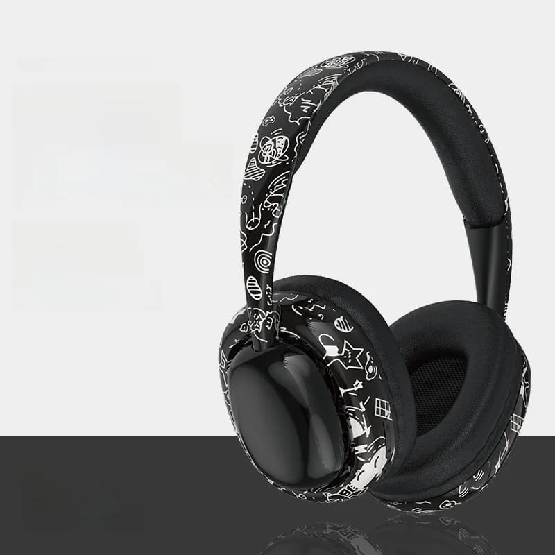 Наглавни Bluetooth слушалки с дълбок бас и безжична връзка