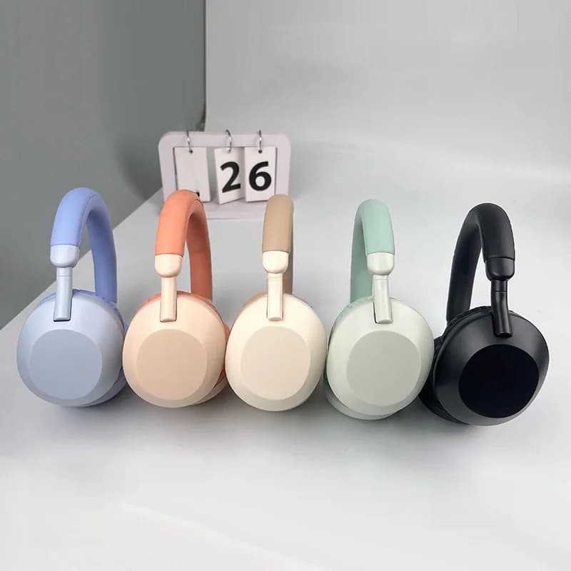 Безжични Bluetooth слушалки над ушите с дълбок бас и микрофон