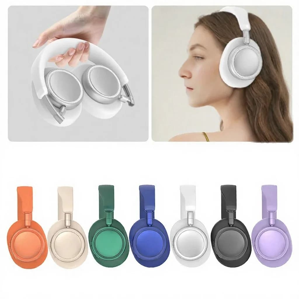 Безжични Bluetooth слушалки с дълбок бас и Type-C зареждане