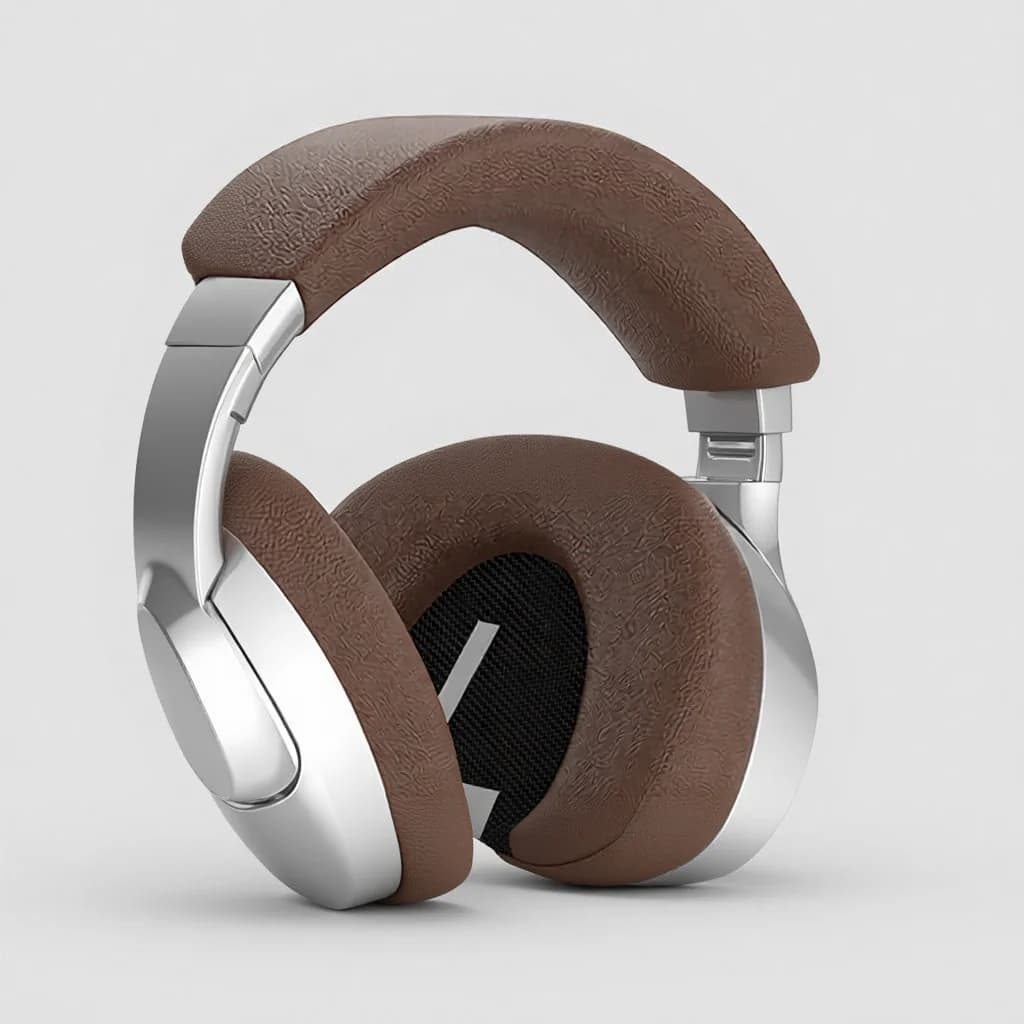 Ретро безжични Bluetooth слушалки тип „околоушни“, стерео, с микрофон