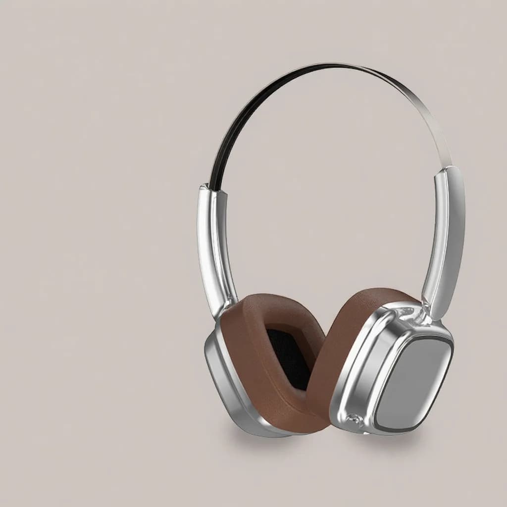 Ретро безжични слушалки над ушите Bluetooth 5.4 Стерео бас