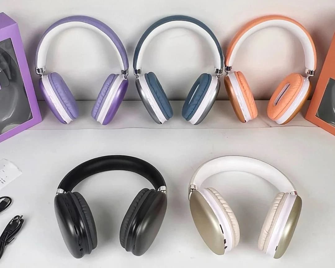 Безжични наглавни слушалки с Bluetooth 5.4 и дълъг живот на батерията