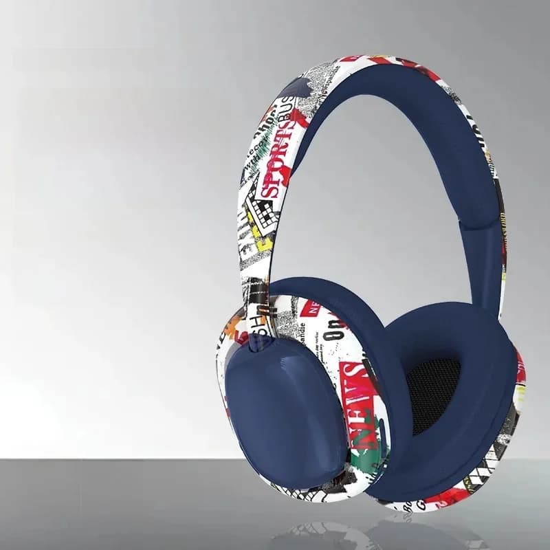 Bluetooth слушалки тип „на глава“ с дълбок бас и безжична връзка