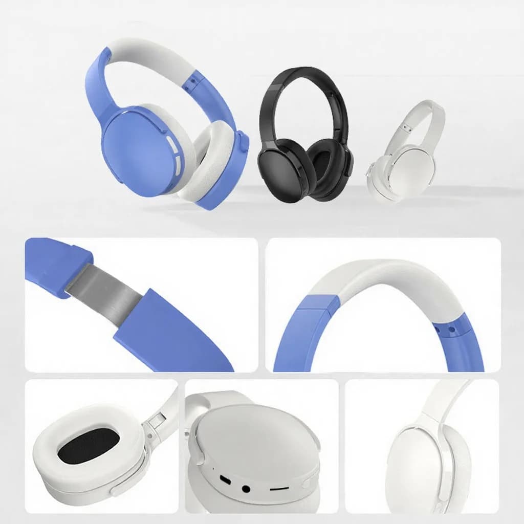 Безжични слушалки с Bluetooth, FM, TF карта, EQ режими и микрофон