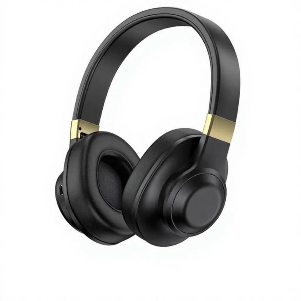 Околоушни безжични Bluetooth слушалки с дълбок бас и дълъг живот на батерията
