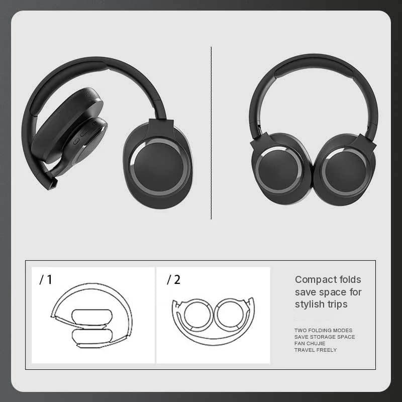 Безжични Bluetooth слушалки с FM радио и слот за TF карта