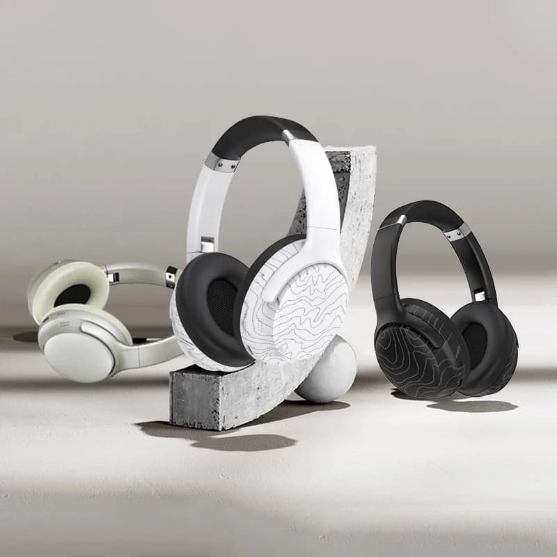 Безжични Bluetooth слушалки над ушите с Multi-EQ и дълга автономност