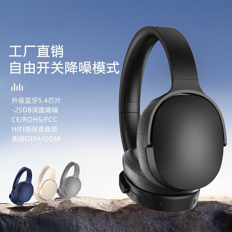 Безжични Bluetooth слушалки с активно шумопотискане и дълга батерия